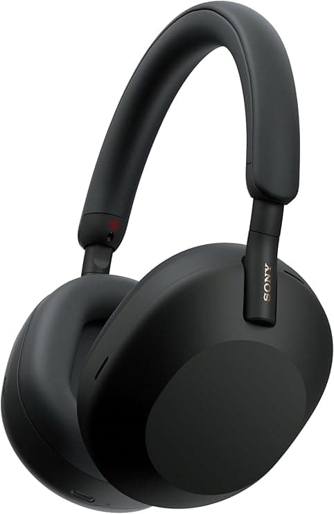 Sony WH-1000XM5 Premium Noise Canceling Headphones, Auto NC Optimizer, 30-Hour Battery, Alexa Voice Control, Black