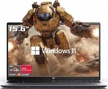 2026 Laptop with AMD Ryzen 3 4300U Processor(Up to 3.7GHz), AMD Radeon Graphics,16GB DDR4 512GB NVMe SSD, Wi-Fi,Type-C,Webcam,15.6" Full HD IPS Display Portable Windows 11 Laptop Computer